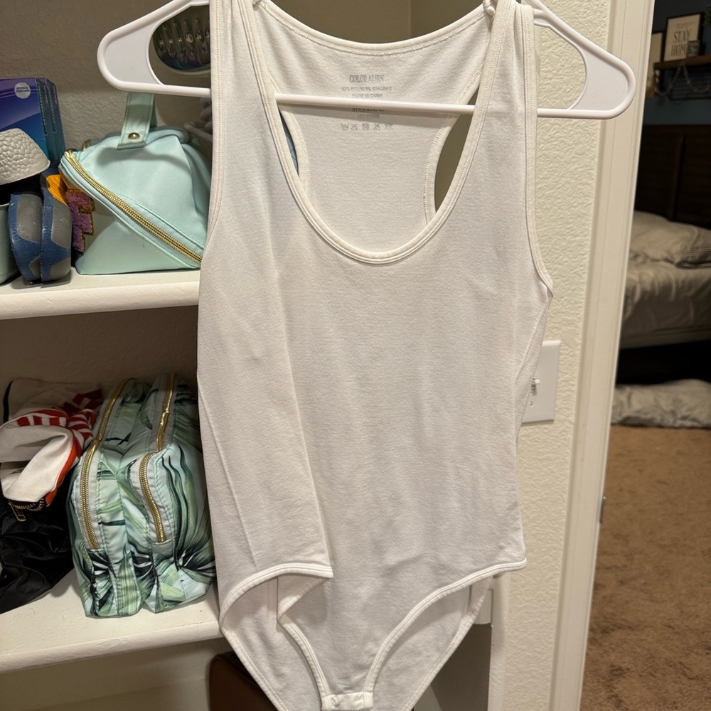 Elegant White Women's Bodysuit